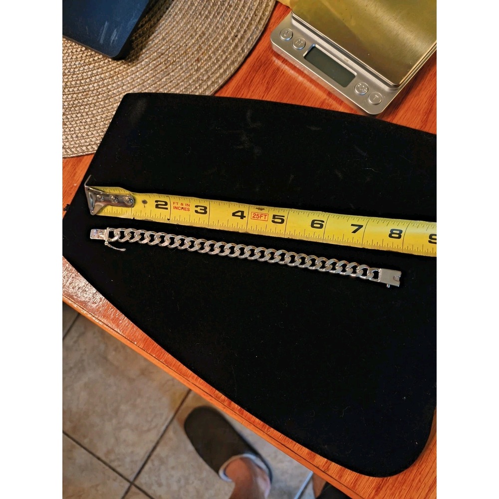 Brand New. 925 sterling silver Cuban Bracelet